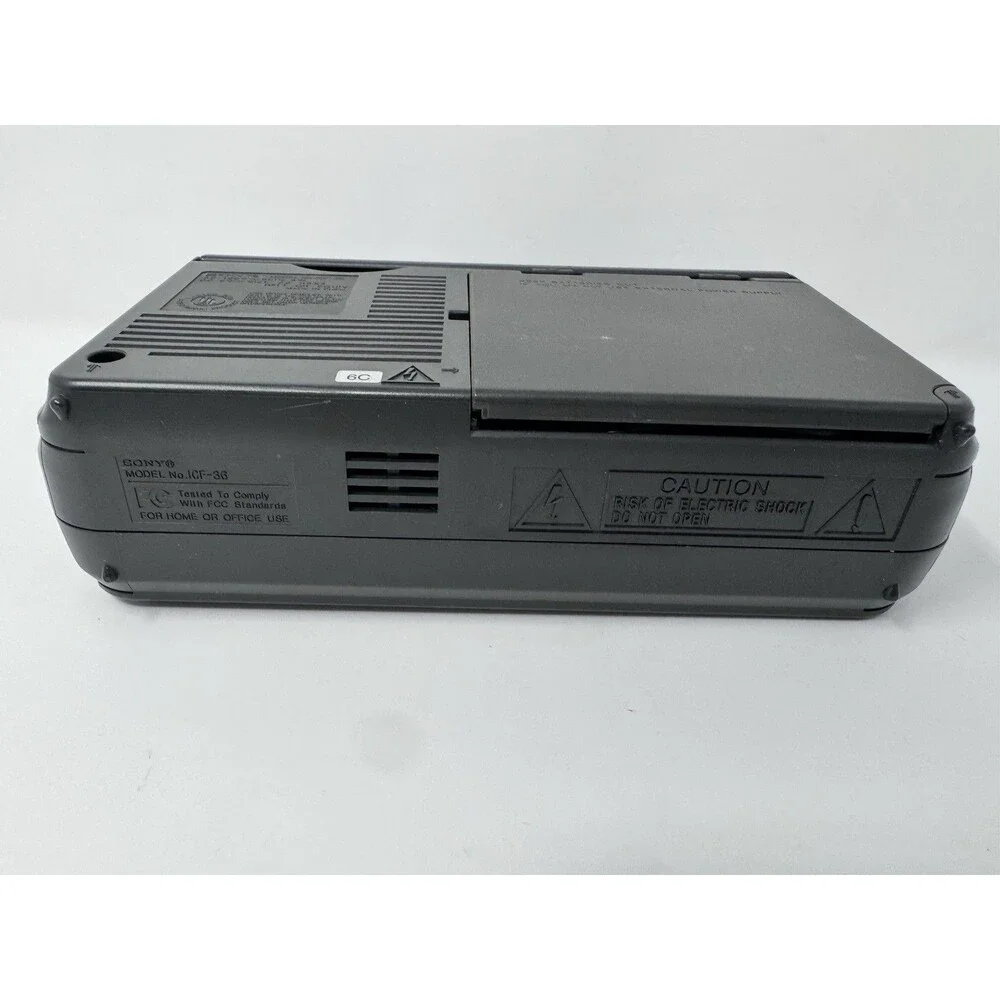 Sony ICF-36 Weather TV FM AM 4 Band Portable Radio Tested Working (Video)